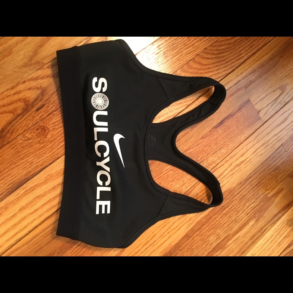 Black SoulCycle Nike Sport Bra